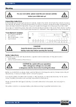 Preview for 3 page of DAPAudio D6155 Manual