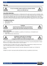 Preview for 3 page of DAPAudio D6160 Manual