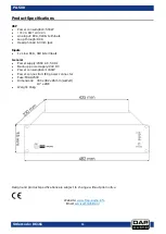 Preview for 12 page of DAPAudio D6161 Manual