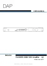 Preview for 1 page of DAPAudio D6175 User Manual