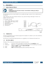 Preview for 5 page of DAPAudio D6175 User Manual