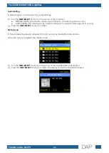 Preview for 43 page of DAPAudio D6175 User Manual