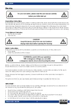 Preview for 3 page of DAPAudio D6554 Manual