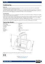 Предварительный просмотр 7 страницы DAPAudio D6554 Manual