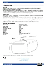 Предварительный просмотр 8 страницы DAPAudio D6556 Manual