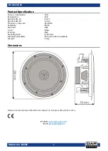 Предварительный просмотр 8 страницы DAPAudio D6585 Manual