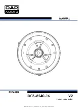 DAPAudio DCS-8240-16 Manual предпросмотр