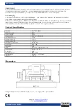 Предварительный просмотр 7 страницы DAPAudio DCS-8240 Manual