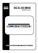 DAPAudio DCX-36 MKII Manual preview