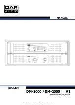 DAPAudio DM-1000 User Manual preview