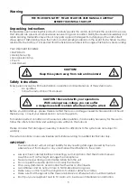 Preview for 4 page of DAPAudio DM-35 Manual