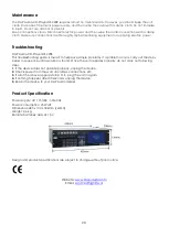 Предварительный просмотр 22 страницы DAPAudio DS-220K User Manual