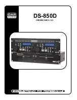 Предварительный просмотр 1 страницы DAPAudio DS-850D Product Manual