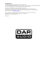 Preview for 2 page of DAPAudio DS-CDJ-250 MKII User Manual