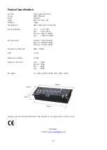 Preview for 15 page of DAPAudio DS-CM-6 Product Manual