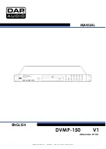 DAPAudio DVMP-150 Manual preview