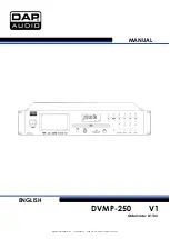 Preview for 1 page of DAPAudio DVMP-250 Manual