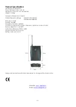 Предварительный просмотр 13 страницы DAPAudio EB-193 Product Manual