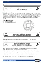 Preview for 3 page of DAPAudio EDCS-8210 Manual