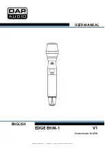 DAPAudio EDGE EHM-1 User Manual preview