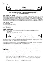 Preview for 4 page of DAPAudio EM-193B Manual