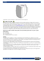 Предварительный просмотр 5 страницы DAPAudio EVO 8A Manual