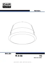 Preview for 1 page of DAPAudio FCS-56 Manual