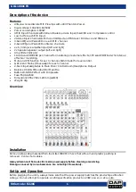 Preview for 7 page of DAPAudio GIG-1000CFX Manual