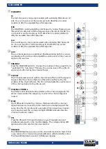 Preview for 9 page of DAPAudio GIG-1000CFX Manual