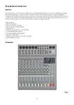 Предварительный просмотр 7 страницы DAPAudio GIG-12 Product Manual