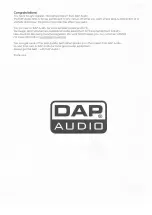 Preview for 20 page of DAPAudio GIG-12 User Manual