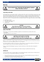 Preview for 3 page of DAPAudio GIG-124CFX Manual