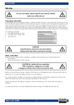 Preview for 3 page of DAPAudio GIG-244CFX Manual