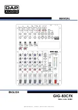 DAPAudio GIG-83CFX Manual preview