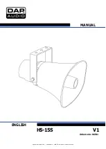 Предварительный просмотр 1 страницы DAPAudio HS-15S Manual