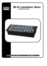 DAPAudio IM-53 Manual preview