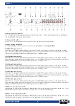 Preview for 11 page of DAPAudio IMIX-7.1 Manual