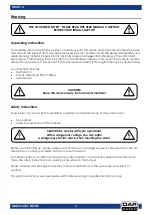 Preview for 3 page of DAPAudio IMIX-7.3 Manual