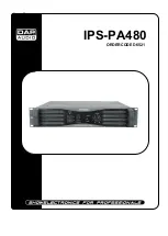 Preview for 1 page of DAPAudio IPS-PA480 Product Manual