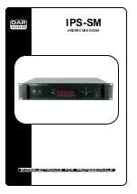 Preview for 1 page of DAPAudio IPS-SM User Manual