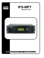 DAPAudio IPS-WPT Manual preview