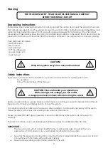 Preview for 4 page of DAPAudio MA-630TU Product Manual