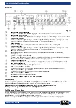 Preview for 8 page of DAPAudio MA-8120 Manual