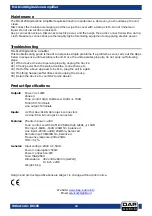 Preview for 11 page of DAPAudio MA-8120 Manual