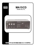 Предварительный просмотр 1 страницы DAPAudio MA15CD Product Manual