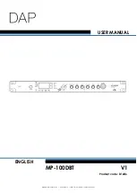 DAPAudio MP-100DBT User Manual preview