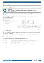 Предварительный просмотр 5 страницы DAPAudio MP-100DBT User Manual