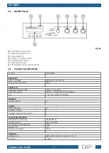 Предварительный просмотр 10 страницы DAPAudio MP-220BT User Manual