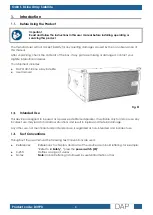 Preview for 4 page of DAPAudio Odin T-8 Line Array Satellite V1 User Manual