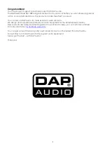 Preview for 2 page of DAPAudio PA-1209 Manual